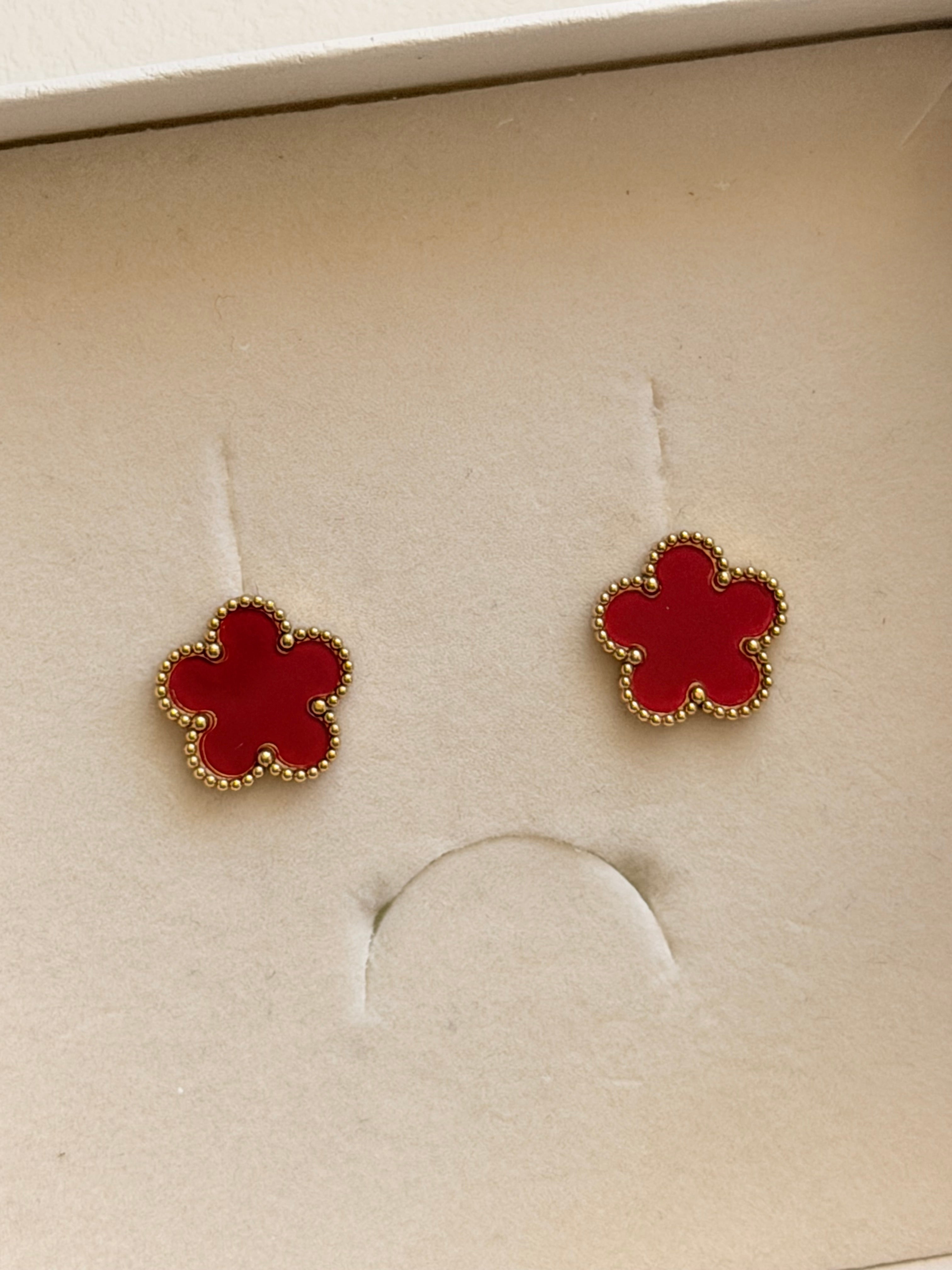 Soundouss Rouge - Boucles d’oreilles