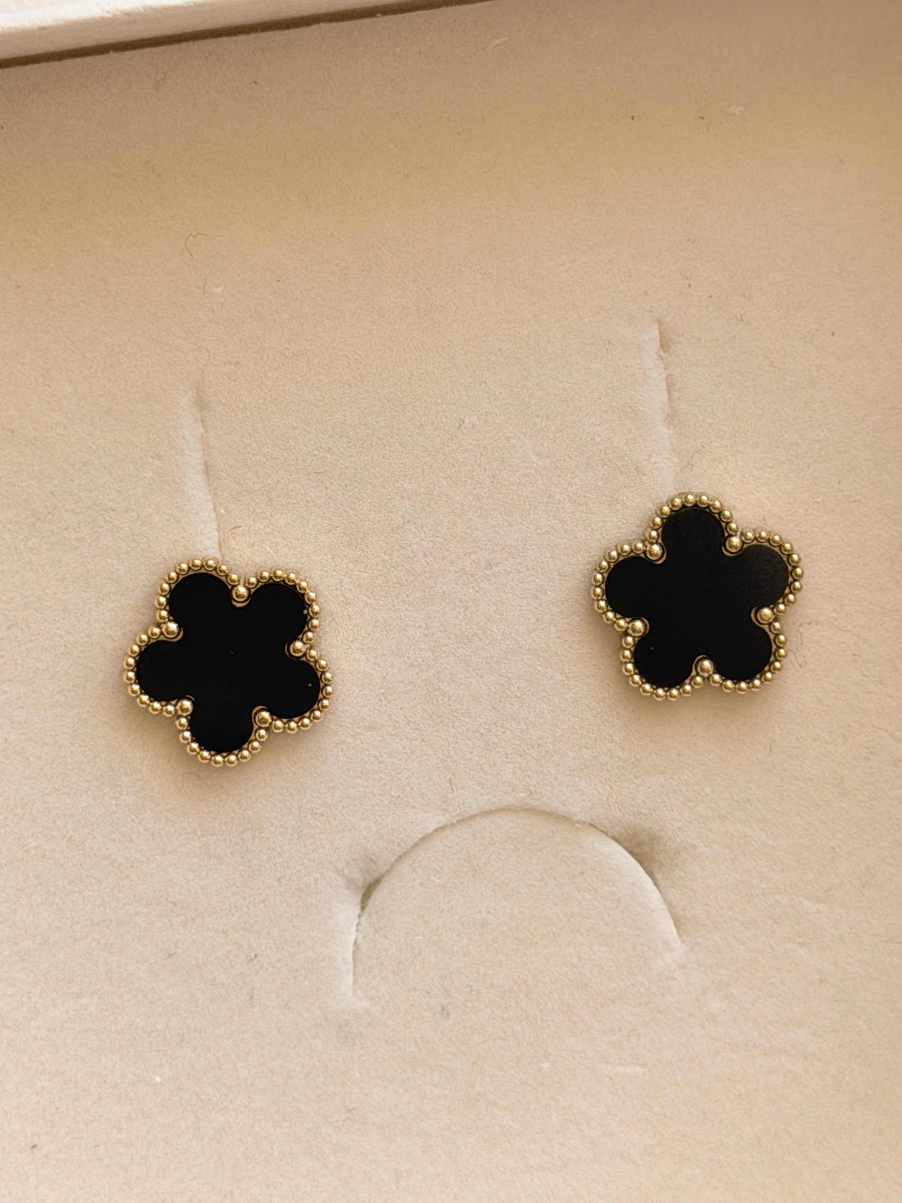 Soundouss Noir - Boucles d’oreilles