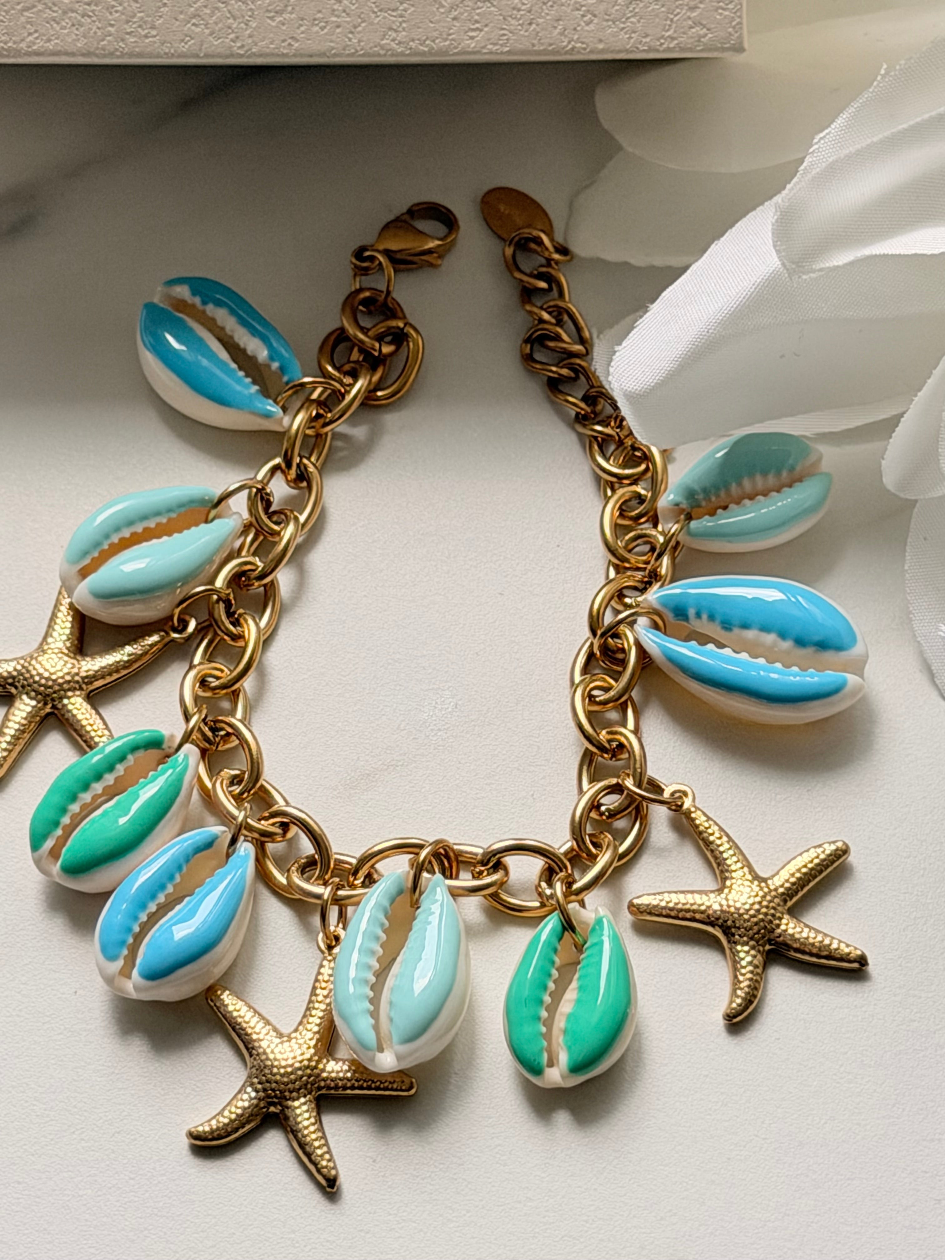 Coquillage Bleu/Vert