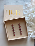 Azhar - Boucles d’oreilles - Rose argenté