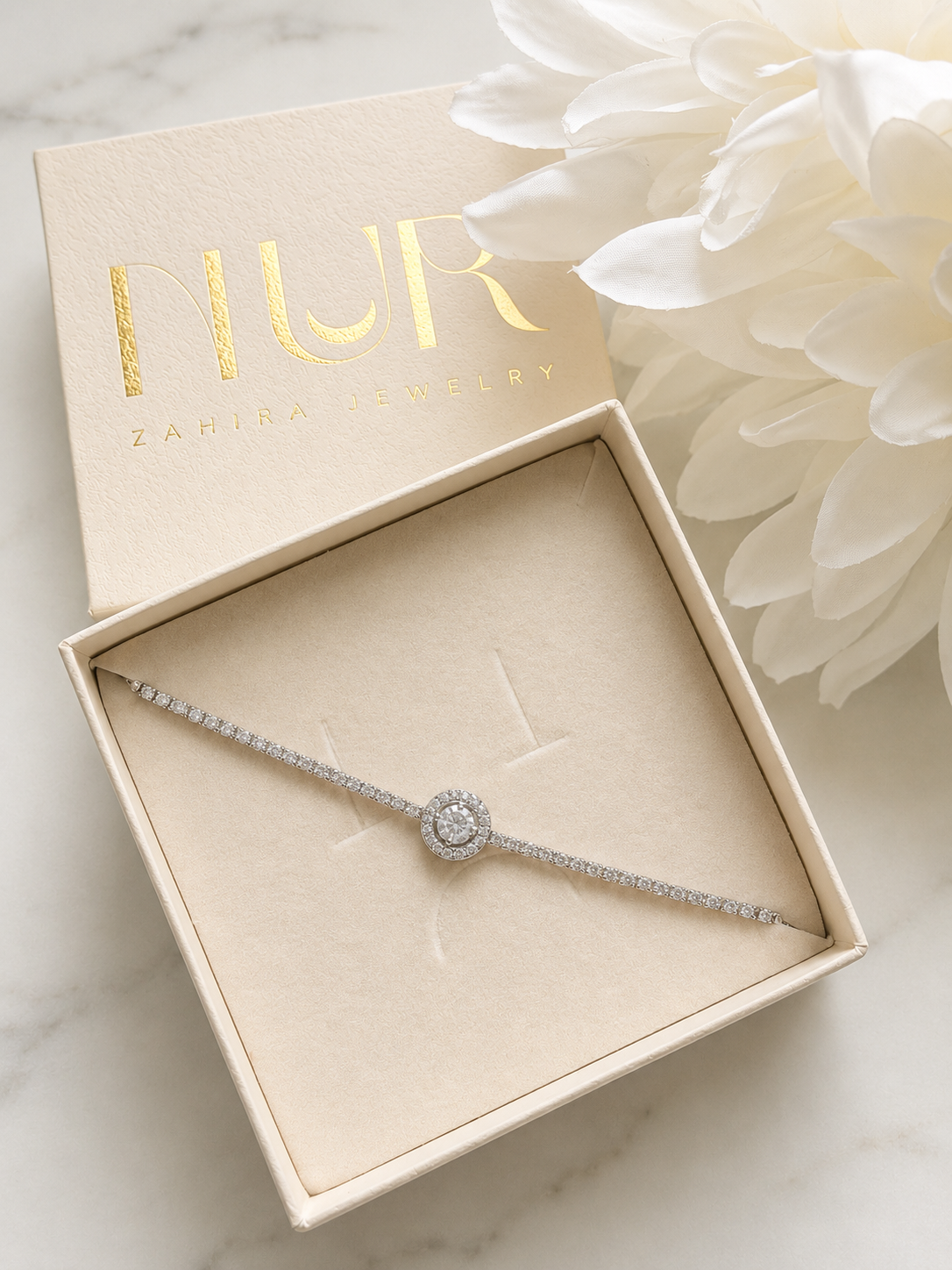 Nayla - Braceler Argent